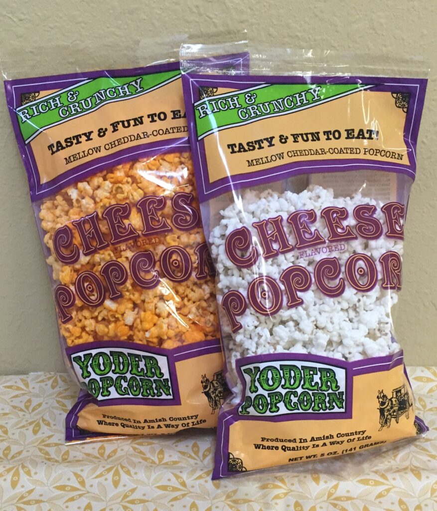 Yellow or White Cheddar Popcorn Yoder Popcorn